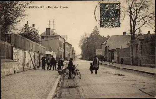 Ak Fourmies Nord, Rue des Rouets