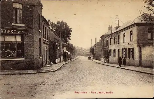 Ak Fourmies Nord, Rue Jean Jaurès