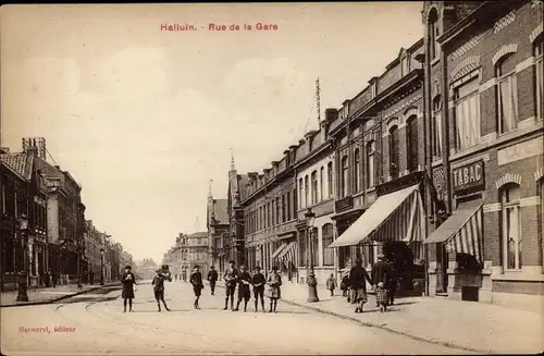 Ak Halluin North, Rue de la Gare