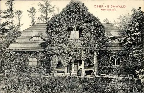 Ak Dubí Eichwald Region Aussig, Schweißjäger