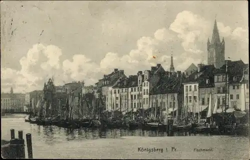 Ak Kaliningrad Königsberg Ostpreußen, Fischmarkt