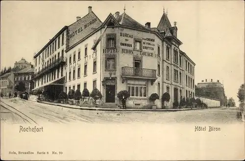Ak Rochefort Wallonie Namur, Hotel Biron
