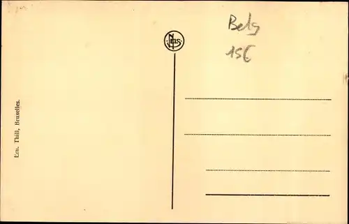 Ak Beauraing Wallonien Namur, Place de Berry et Rue de Dinant