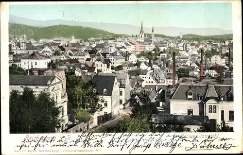 Ak Liberec Reichenberg in Böhmen, Gesamtansicht