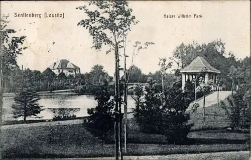 Ak Senftenberg in der Niederlausitz, Kaiser Wilhelm Park