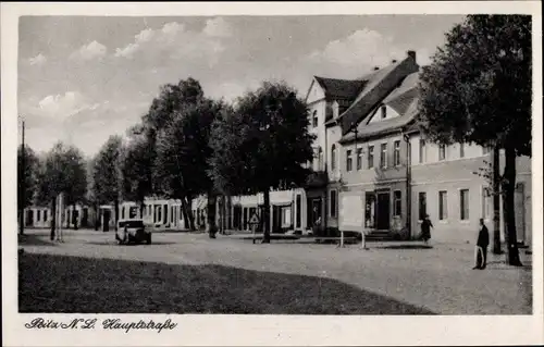 Ak Peitz in Brandenburg, Hauptstraße, Geschäfte