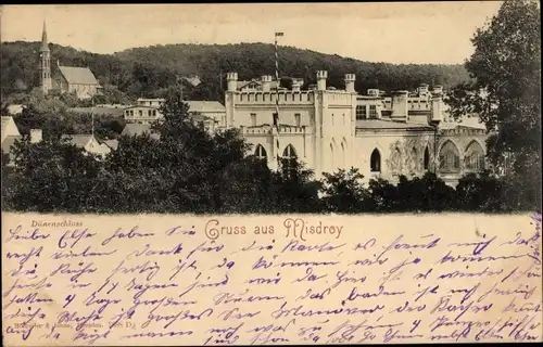 Ak Międzyzdroje Misdroy Pommern, Dünenschloss