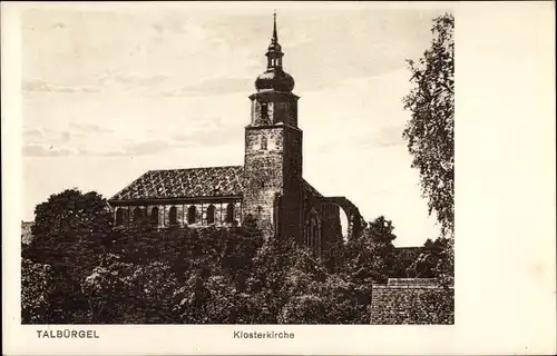 Ak Talbürgel Bürgel Thüringen, Klosterkirche