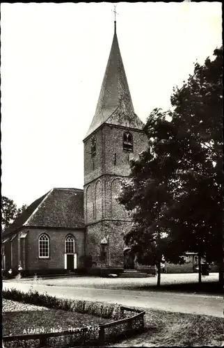 Ak Almen Gelderland, Niederlande. Rev. Kirche