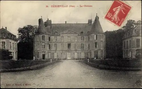 Ak Henonville-Oise, Schloss