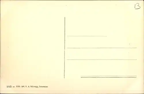 Ak Glion Kanton Waadt, L'Eglise Catholique, Straßenpartie, Dents du Midi