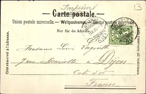 Ak Lausanne Kanton Waadt, Hotel du Grand Pont