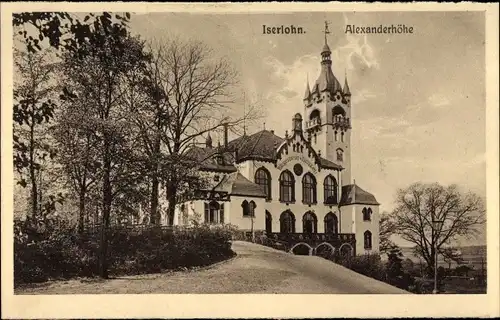 Ak Iserlohn im Märkischen Kreis, Alexanderhöhe