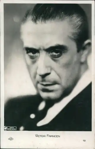 Ak Schauspieler Victor Francen, Portrait, Jagd im Nebel