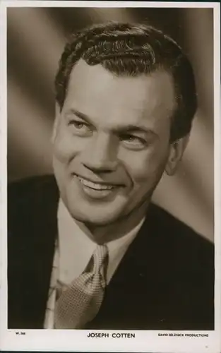 Ak Schauspieler Joseph Cotten, Portrait