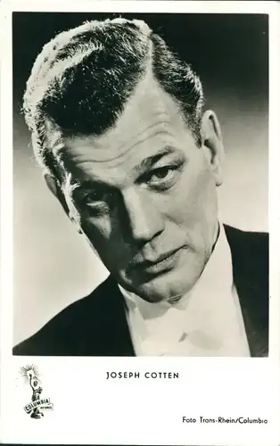 Ak Schauspieler Joseph Cotten, Vom Himmel gefallen, Portrait