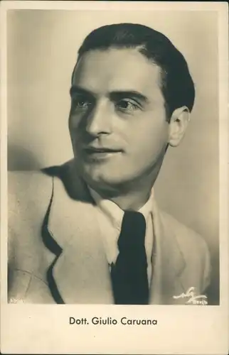 Ak Schauspieler Dott. Giulio Carvana, Portrait