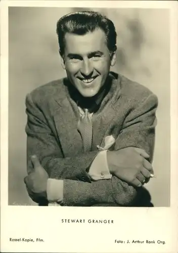 Ak Schauspieler Stewart Granger, Portrait