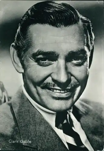 Ak Schauspieler Clark Gable, Portrait