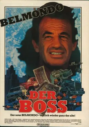 Ak Schauspieler Jean-Paul Belmondo, Film Der Boss