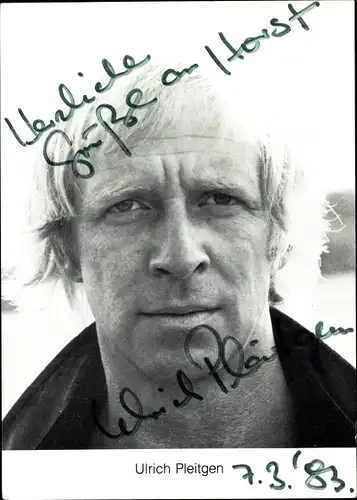 Ak Schauspieler Ulrich Pleitgen, Portrait, Autogramm