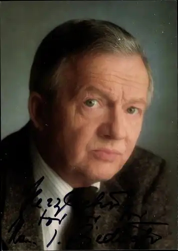 Ak Schauspieler Hans Jürgen Diedrich, Portrait, Autogramm