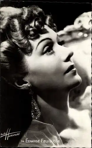 Ak Schauspielerin Edwige Feuillere, Portrait