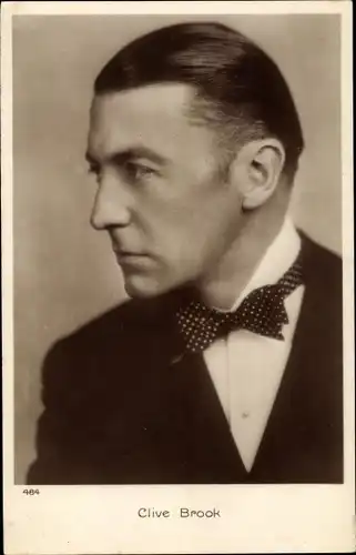 Ak Schauspieler Clive Brook, Portrait