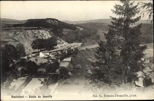 Ak Rochefort Wallonie Namur, Route de Jemelle