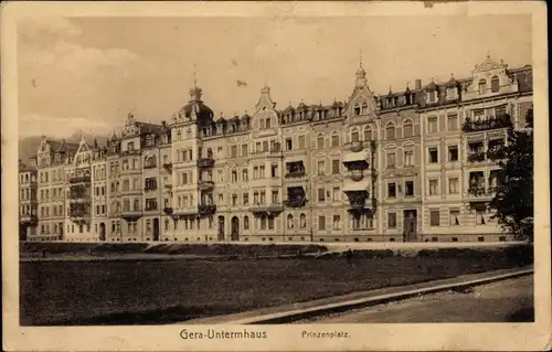 Ak Untermhaus Gera in Thüringen, Prinzenplatz