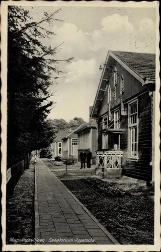 Ak Appelscha Friesland Niederlande, Mannenpaviljoen, Sanatorium