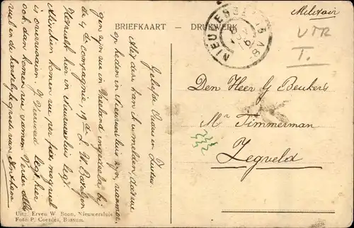 Ak Nieuwersluis Stichtse Vecht Utrecht, Vechtgezicht met het Hoekje