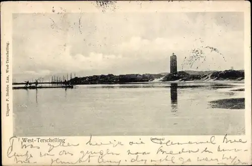 Ak West Terschelling Friesland Niederlande, Panorama