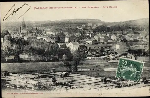 Ak Baccarat Meurthe et Moselle, Gesamtansicht