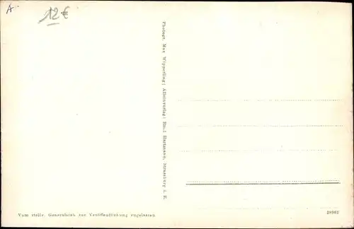 Ak Autrepierre Meurthe et Moselle, Ortspartie