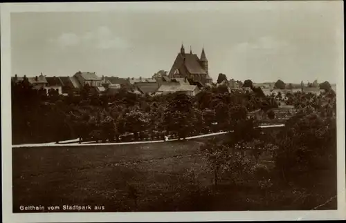 Ak Geithain in Sachsen, Blick vom Stadtpark aus