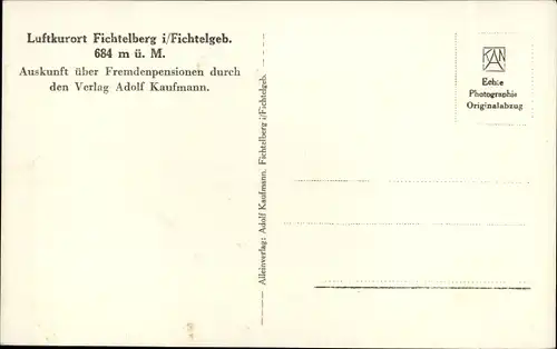 Ak Fichtelberg im Fichtelgebirge Oberfranken, Panorama