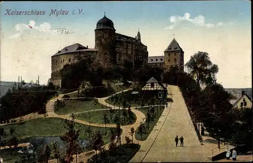 Ak Mylau Reichenbach im Vogtland, Kaiserschloss