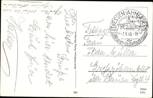 Ak Diessen Nordbrabant Niederlande, Ammersee, Segelboote