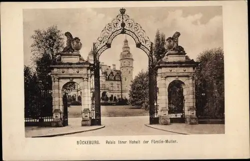 Ak Bückeburg im Kreis Schaumburg, Palais der Fürstin-Mutter