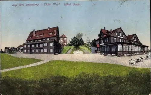 Ak Brotterode in Thüringen, Großer Inselsberg, Hotel Gotha