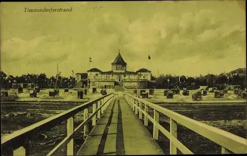 Ak Timmendorf Timmendorfer Strand in Holstein, Seebrücke