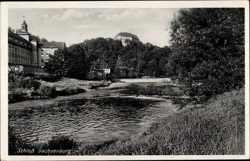 Ak Frankenberg in Sachsen, Schloss Sachsenburg