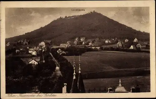 Ak Klein Biesnitz Görlitz Sachsen, Landeskrone