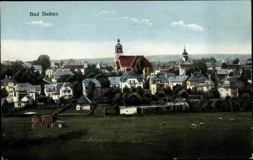 Ak Bad Steben im Frankenwald Bayern, Gesamtansicht
