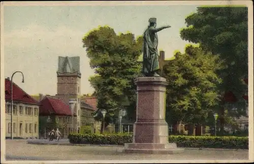 Ak Dessau in Sachsen Anhalt, Franz Denkmal