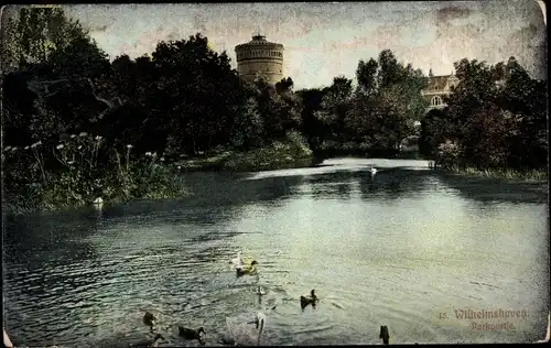 Ak Wilhelmshaven an der Nordsee, Park