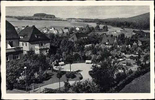 Ak Oberschlema Bad Schlema im Erzgebirge Sachsen, Hindenburganlagen