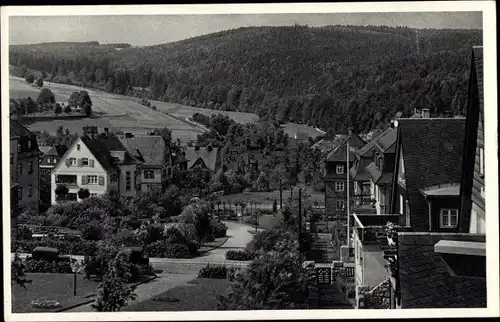 Ak Oberschlema Bad Schlema im Erzgebirge Sachsen, Hindenburganlagen