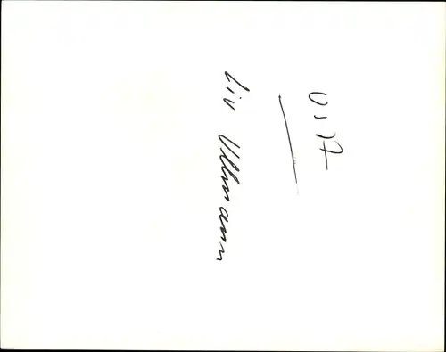 Foto Schauspielerin Liv Ullmann, Portrait, Autogramm